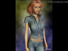 3d Babe in Denim