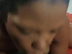 She sucks and swallow