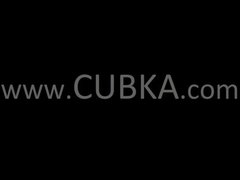 Czech blonde princess copulate a dildo
