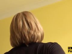 Glamorous granny fingering herself