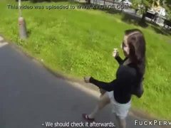 Pervert Stalking Jenny Diamond On The Street